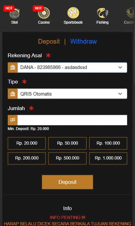cara deposit Gm777 Slot Top App